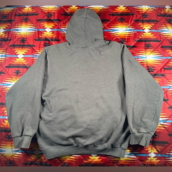 Vintage Nike Grey Tag Center Swoosh‎ Check Gray Hoodie Men’s Size Medium Mexico - Picture 5 of 7